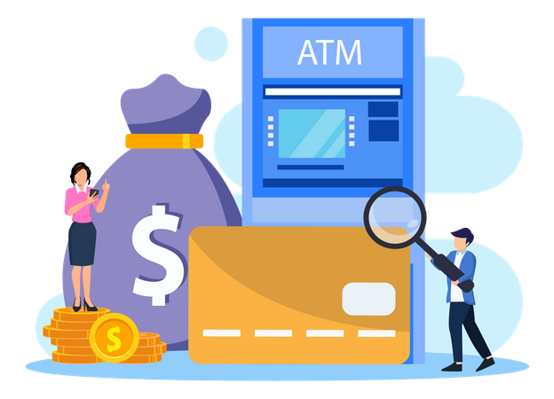 Cash Machine  イラスト