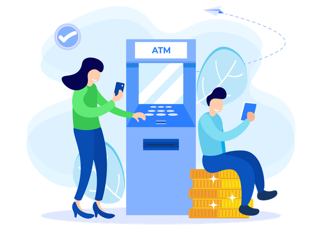 Cash Machine  イラスト