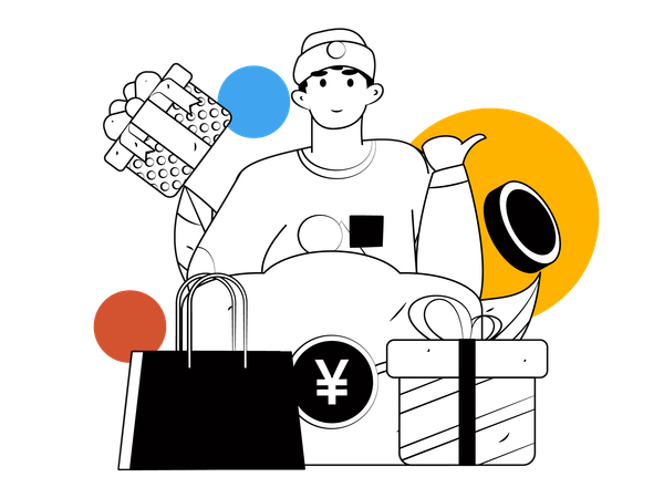 Cash on delivery  Illustration