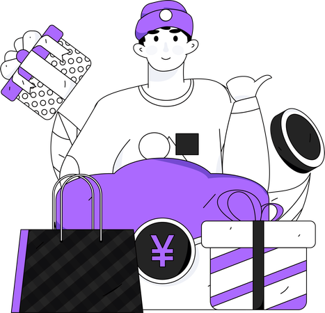 Cash on delivery  Illustration