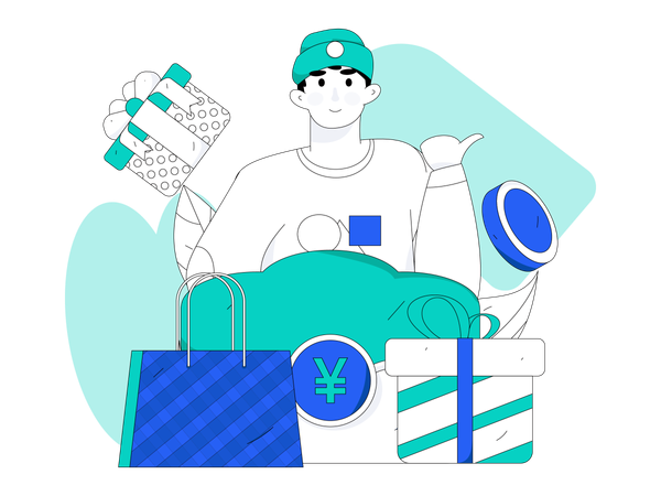 Cash on delivery  Illustration