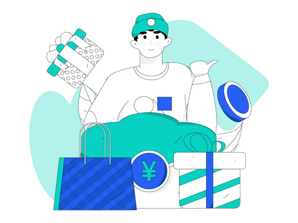 Cash on delivery  Illustration