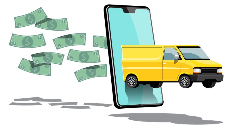 Cash on Delivery  Illustration