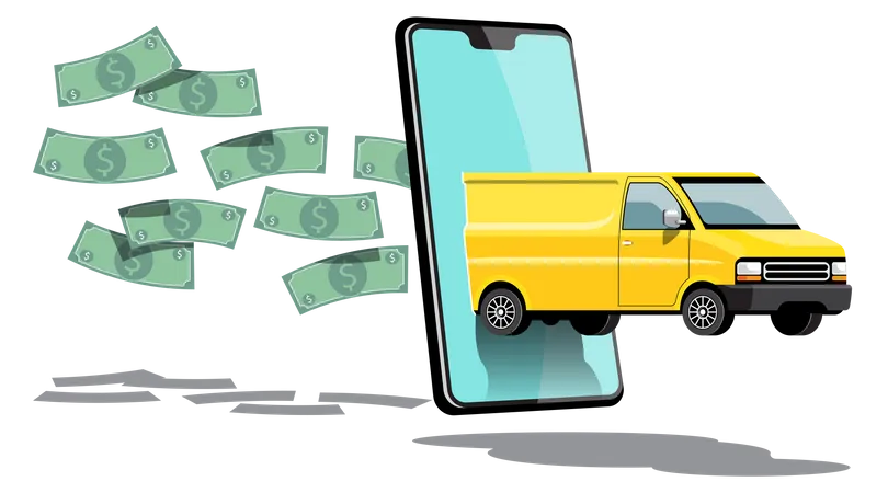 Cash on Delivery  Illustration