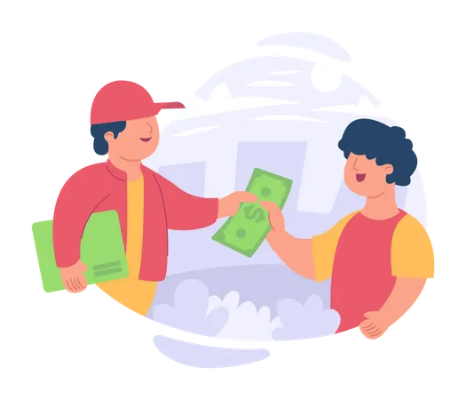 Cash on Delivery  Illustration