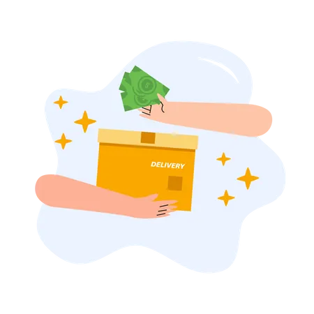 Cash on delivery  Illustration