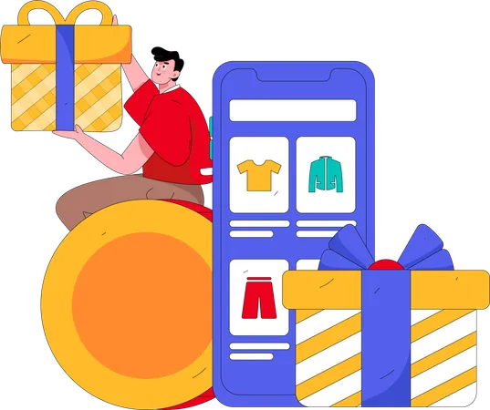 Cash On Delivery  Illustration