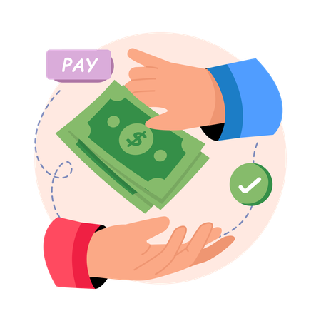 Cash Payment  Illustration