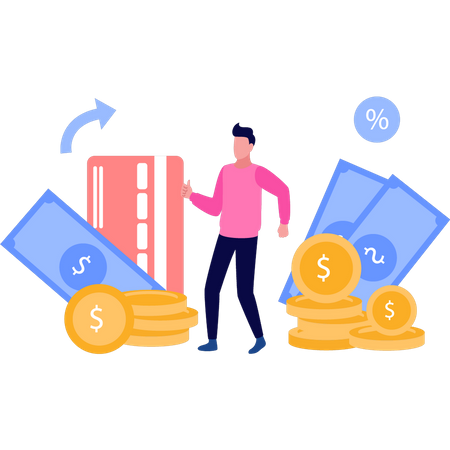 Cash payment  Illustration