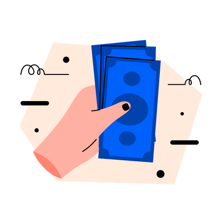 Cash payment  Illustration