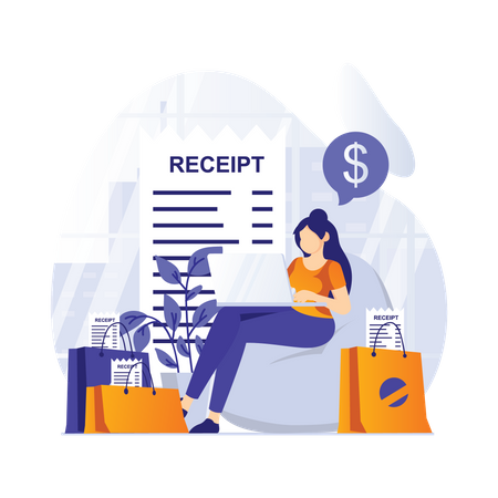 Cash receipt  Illustration