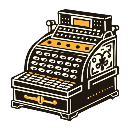 Cash Register  Illustration