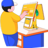 cashier counter illustrations free
