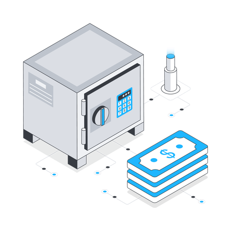 Casier numérique  Illustration