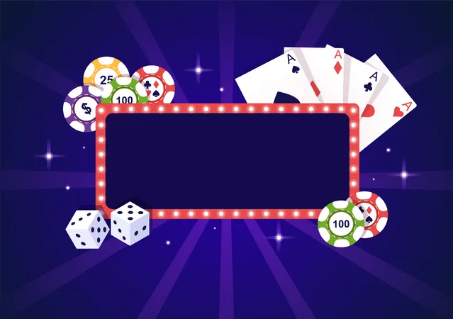 Casino board Illustration