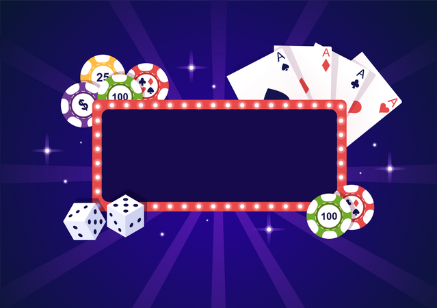 Casino board  Illustration