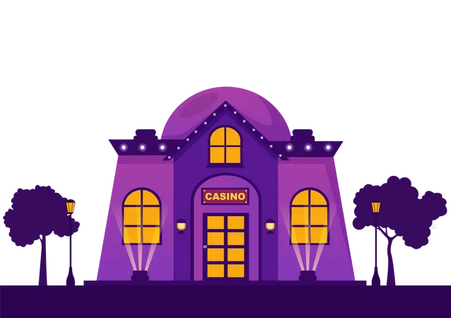 Casino Building  Illustration