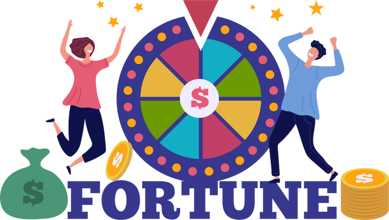 Fortuna del casino  Ilustración