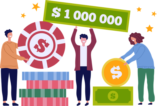 Casino Lottery  イラスト