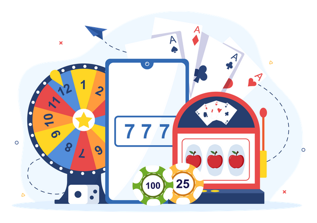 Casino machine Illustration