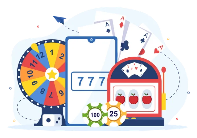 Casino machine Illustration