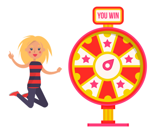 Casino Roulette Gewinner  Illustration