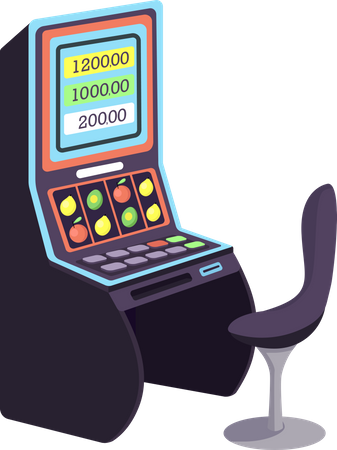 Casino Spielautomaten  Illustration