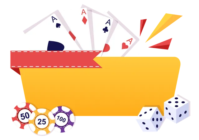 Casino Spiele  Illustration