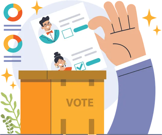 Cast your vote  Illustration