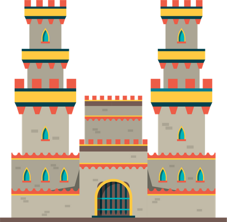 Castillo antiguo  Ilustración