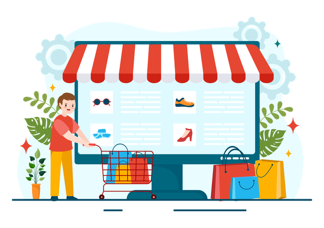 Catálogo de produtos  Ilustração