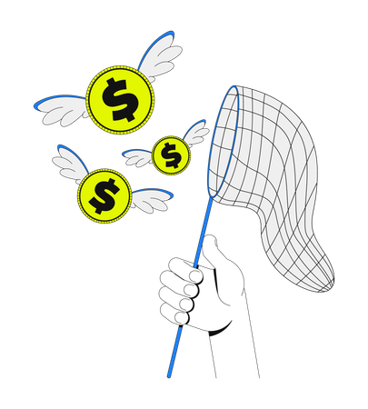 Catch discount  Illustration
