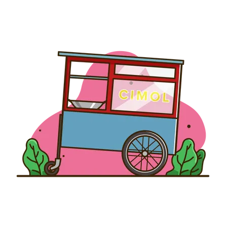Catering truck  イラスト