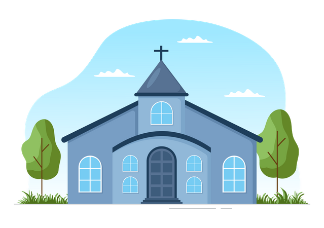 Cathedral building  Illustration