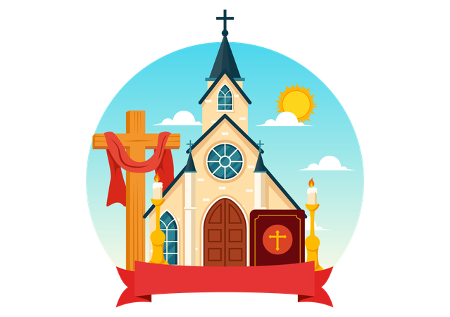 Cathedral Catholic Church  Illustration