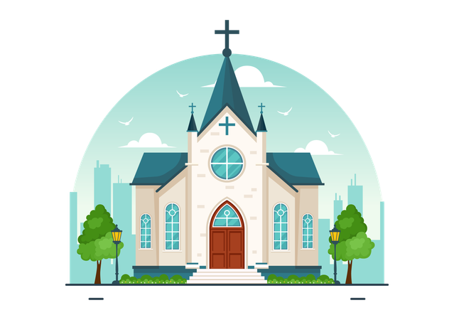 Cathedral Catholic Church  Illustration