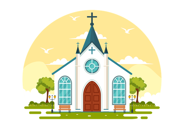Cathedral Catholic Church  Illustration