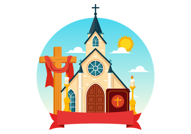 Cathedral Catholic Church  Illustration