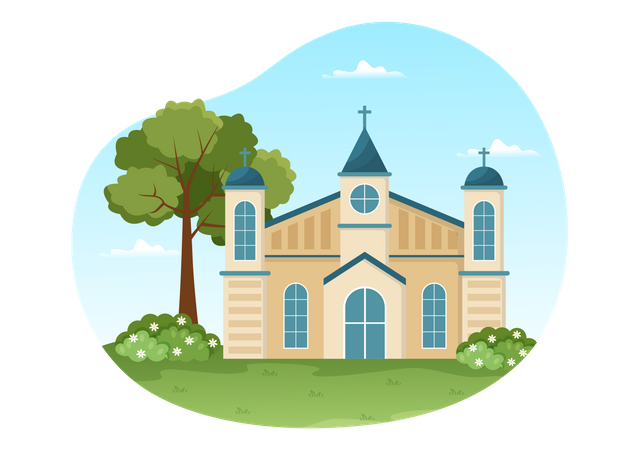 Cathedral Temple  Illustration