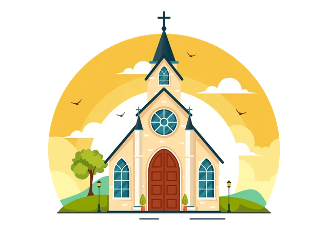 Catholic Church  Illustration