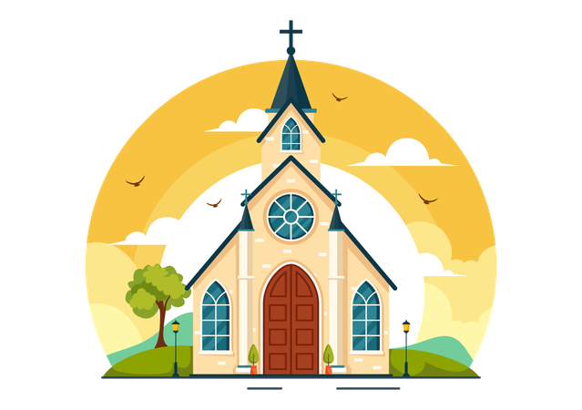 Catholic Church  Illustration