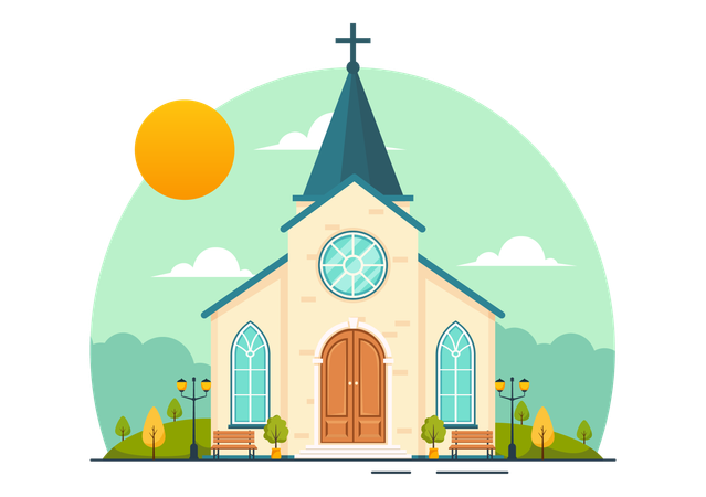 Catholic Church  Illustration