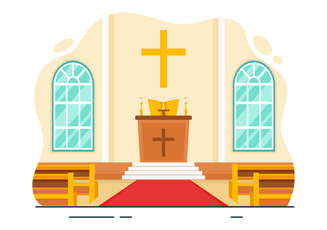 Catholic Church  Illustration
