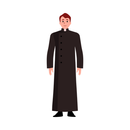 Catholic priest  Illustration