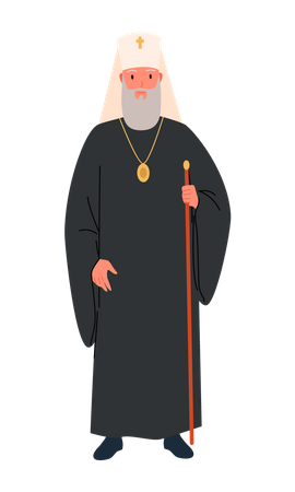 Catholic priest  Illustration