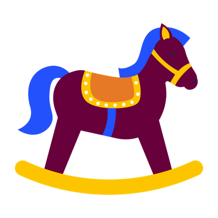 Cavalo de pau  Ilustração