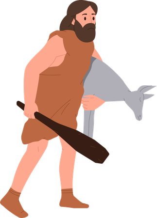 Caveman  Illustration