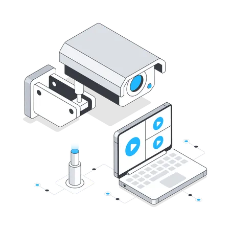 CCTV Camera  Illustration