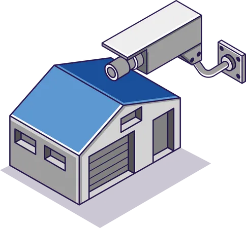 CCTV security  Illustration