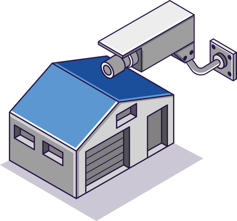 CCTV security  Illustration